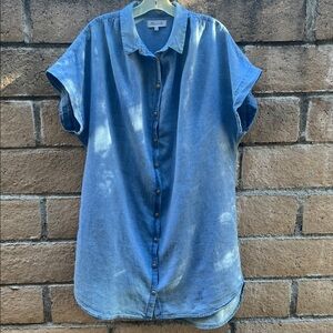 Madewell Light Blue Denim Top/Dress size XL